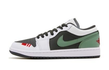 Custom Jordan Shoes White Green Retro Vibe